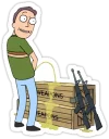 😈 emoji Rick and Morty Telegram sticker 23 of 107
