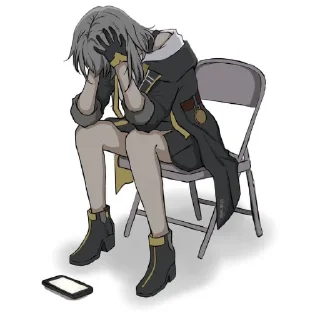 😓 emoji Dani Stickers Telegram sticker 23 of 120