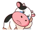 😢 emoji Momo Cow: Party Time by @shadowguner Telegram sticker 17 of 24