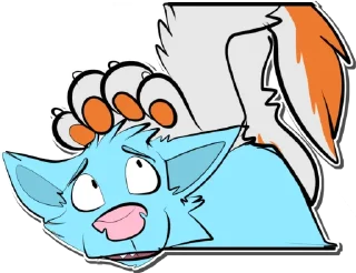 🦶 emoji @RileeTheWolfie - Paws (EPawArt) Telegram sticker 12 of 41