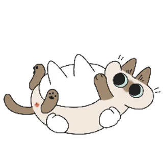 😛 emoji Siamese Cat Azuki 2 Telegram sticker 15 of 16