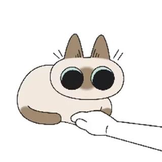 Sticker from Siamese Cat Azuki 2