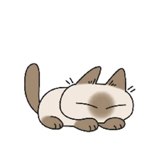 😆 emoji Siamese Cat Azuki 2 Telegram sticker 11 of 16