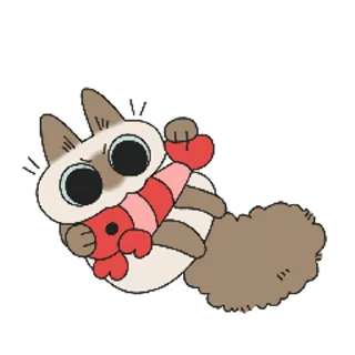 Sticker from Siamese Cat Azuki 2