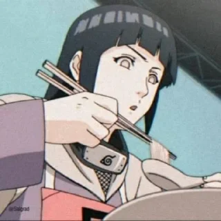 😇 emoji Hinata Telegram sticker 8 of 11