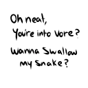 🐍 emoji Vore Lines Telegram sticker 6 of 12