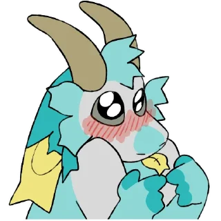 🥺 emoji Fisher the Dragon Telegram sticker 24 of 85
