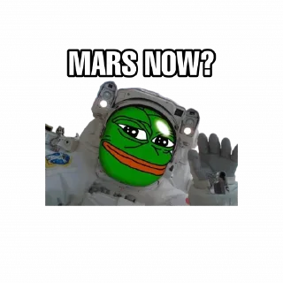 🚀 emoji Martian Pepe’s Telegram sticker 15 of 109