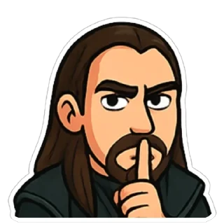 🤫 emoji Ravensong by @ravensongtheband Telegram sticker 20 of 29