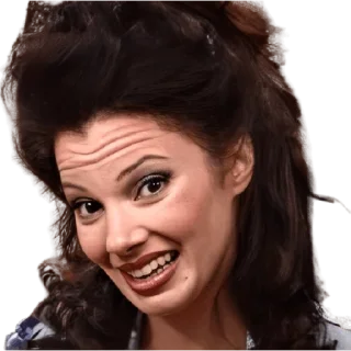 🤨 emoji Fran Drescher Telegram sticker 13 of 28