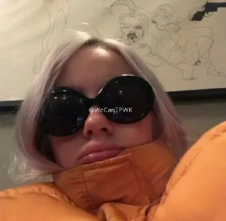 🥑 emoji Billie Eilish ✫ @WeCanTPWK Telegram sticker 18 of 77