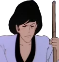 😒 emoji Lupin III Telegram sticker 10 of 22