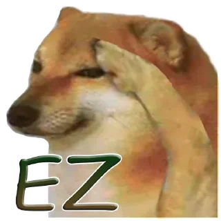 🙋‍♂️ emoji DogeBonk.com $DOBO | @VVYRR Telegram sticker 7 of 38