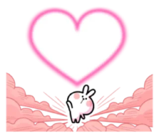 ❤ emoji Rabbit Telegram sticker 24 of 26