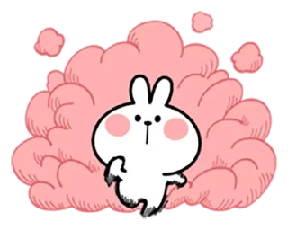 🏃‍♂ emoji Rabbit Telegram sticker 8 of 26