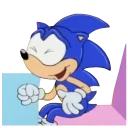 😂 emoji Adventures of Sonic the Hedgehog Telegram sticker 7 of 120