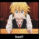 🤔 emoji Meliodas™ Telegram sticker 20 of 102