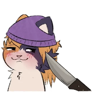 🔪 emoji Linnick and friends! Telegram sticker 19 of 90