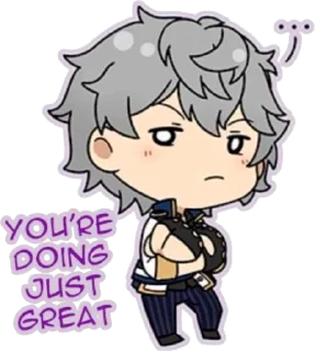 😒 emoji ENSEMBLE STARS 4 Telegram sticker 17 of 120