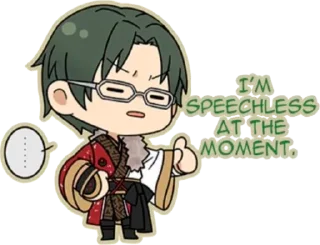 😶 emoji ENSEMBLE STARS 4 Telegram sticker 9 of 120