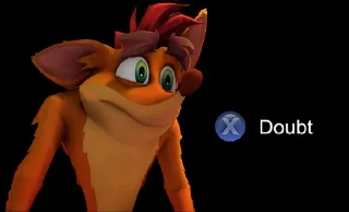 🦊 emoji Crash Bandicoot Telegram sticker 20 of 97