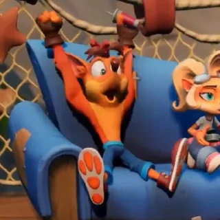 ✊ emoji Crash Bandicoot Telegram sticker 9 of 97