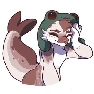 🤦 emoji Twinkle Froggie Telegram sticker 17 of 39