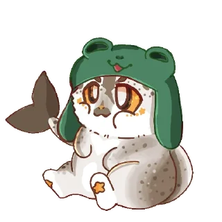 🙂 emoji Twinkle Froggie Telegram sticker 10 of 39