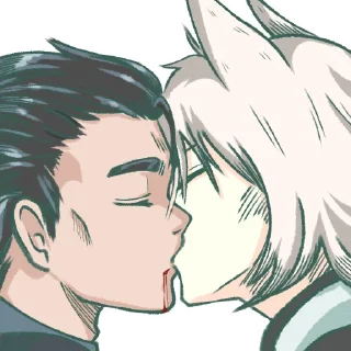 👩‍❤‍💋‍👨 emoji Desired: Silver Scourge Telegram sticker 24 of 49