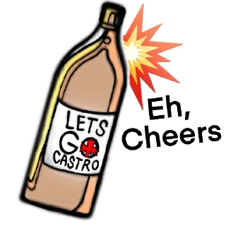 🍻 emoji Justin Castro Telegram sticker 20 of 22