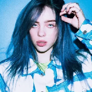 😒 emoji Billie Eilish Telegram sticker 13 of 29
