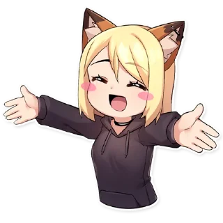 Sticker from Ely the Red Fox (@foxwithpaws)