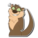 😅 emoji Otter! Telegram sticker 20 of 118