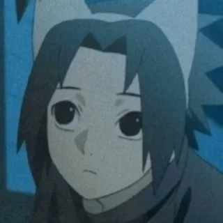 🖤 emoji Sasuke Telegram sticker 10 of 36