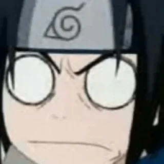 🖤 emoji Sasuke Telegram sticker 23 of 36