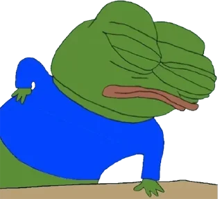 🐸 emoji Peepo Telegram sticker 11 of 47