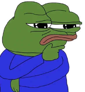 🐸 emoji Peepo Telegram sticker 24 of 47