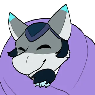 😴 emoji Not A Sergal Telegram sticker 12 of 62