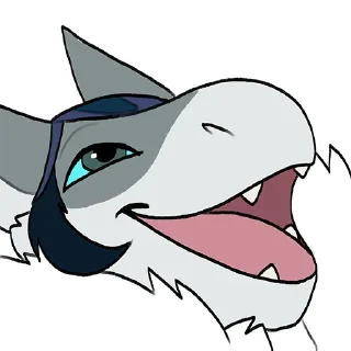 🤣 emoji Not A Sergal Telegram sticker 16 of 62