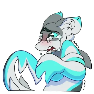 😢 emoji Not A Sergal Telegram sticker 23 of 62