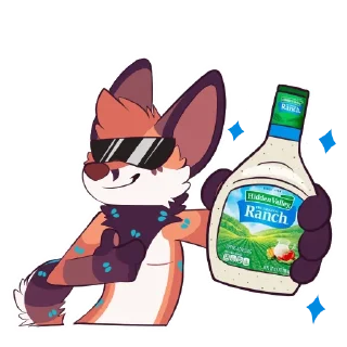 🥗 emoji Wilde Fox 4 Telegram sticker 5 of 71