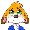 😢 emoji Huk the Fox Telegram sticker 5 of 17