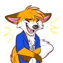 😝 emoji Huk the Fox Telegram sticker 13 of 17