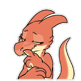 Sticker from Red Kobold by maimface