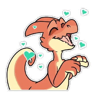 Sticker from Red Kobold by maimface