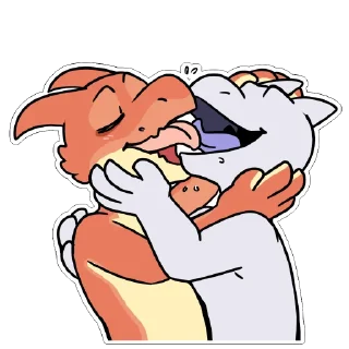 👅 emoji Red Kobold by maimface Telegram sticker 19 of 70