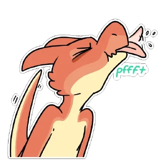 😝 emoji Red Kobold by maimface Telegram sticker 13 of 70