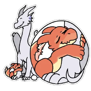 🐉 emoji Red Kobold by maimface Telegram sticker 22 of 70