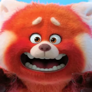 😃 emoji Turning Red - Mei Panda Telegram sticker 10 of 45