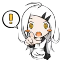 ❗ emoji Girls cute Telegram sticker 13 of 120